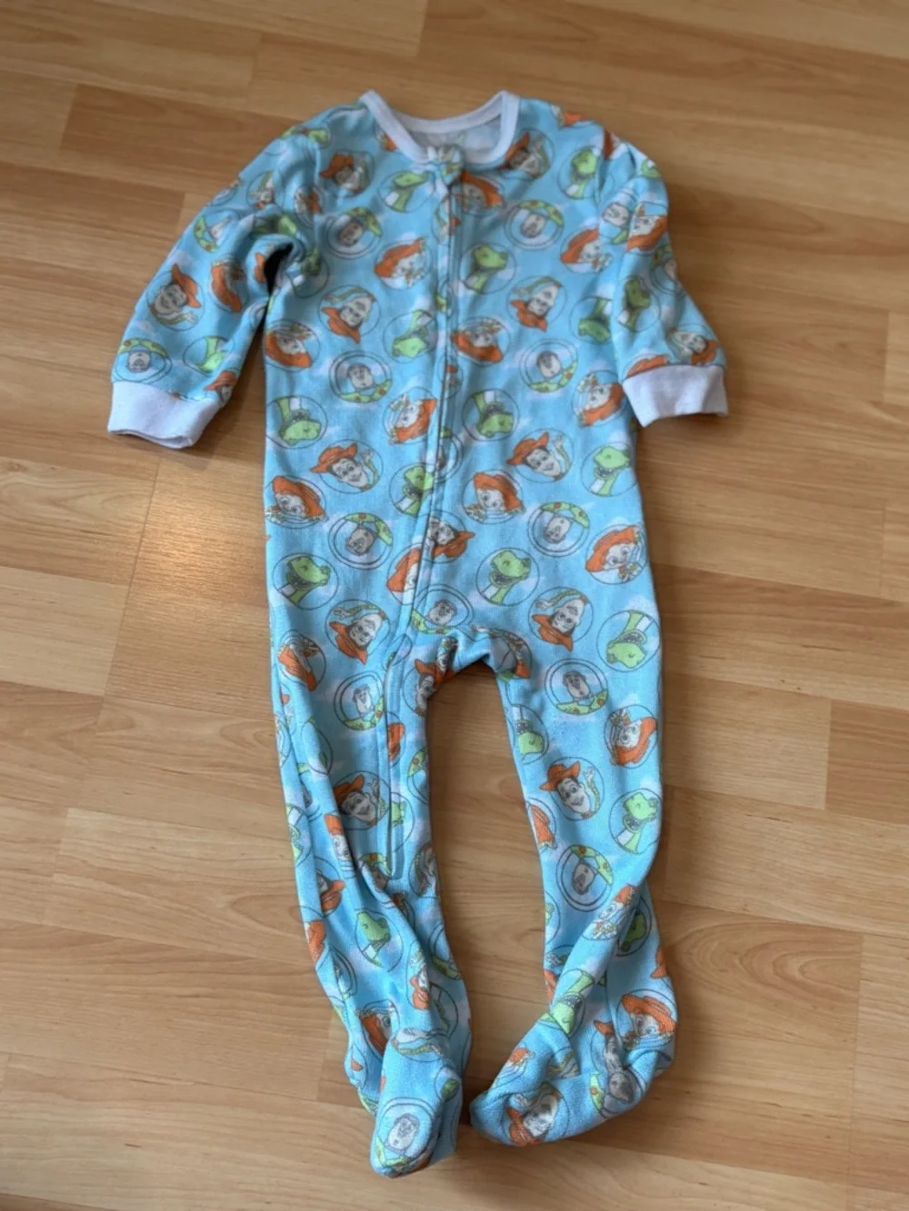5/$25 Disney Baby Toy Story Footed Pajamas‎